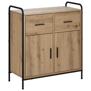 vidaXL Puse Artisan Ozols 97 x 33 x 81 cm Inženierijas koks