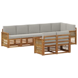 vidaXL Dīvāna komplekti Cietā akācijas koks