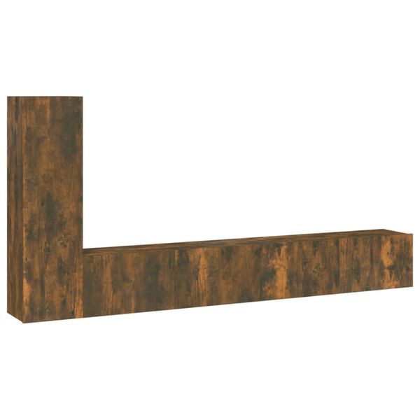 vidaXL 3-daļīgs TV skapī&scaron;u komplekts, ozola krāsa, inženierijas koks