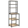vidaXL Virtuves plaukts 5 līmeņi 60 x 40 x 168 cm Inženierijas koks