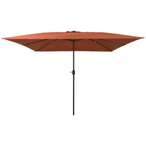 vidaXL Dārza parasols Sarkanbrūns 295 x 295 x 245 cm