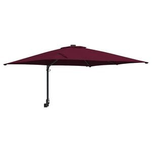 vidaXL Dārza parasols Bordo sarkans 248,5 x 247,5 x 160 cm