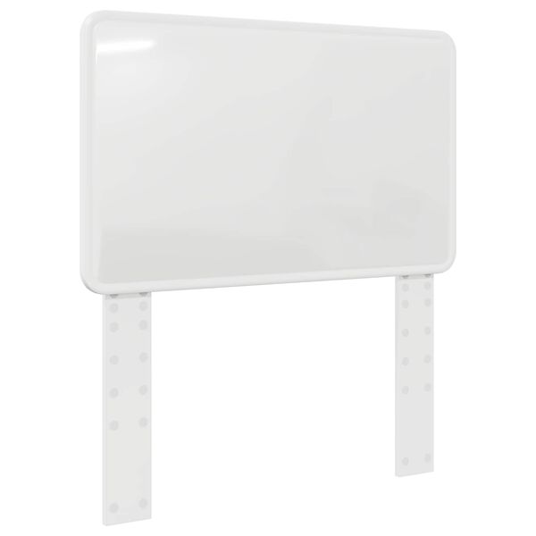 vidaXL Galvgalis Spīdīga Balta 75 cm Inženierijas koks