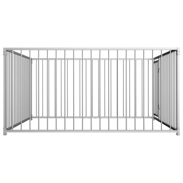 vidaXL suņu voljērs, 200x200x100 cm