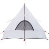 vidaXL kempinga telts 2 personām, balta, ūdensnecaurlaidīga, audums