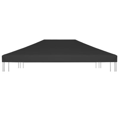 vidaXL nojumes jumta pārsegs, 270 g/m², 4x3 m, melns