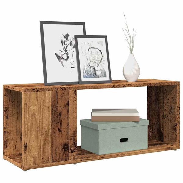vidaXL TV skapis Old Wood 80x24x32cm Engineered Wood