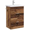 vidaXL Vannas istabas mēbeļu komplekts Vecs koks 61 x 40 x 84,5 cm