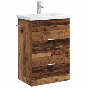 vidaXL Vannas istabas mēbeļu komplekts Vecs koks 61 x 40 x 84,5 cm