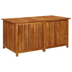 vidaXL dārza uzglabā&scaron;anas kaste, 150x80x75 cm, akācijas masīvkoks