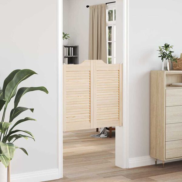 vidaXL veramas durvis, žalūziju dizains, 2 gab., 80x80 cm, priede
