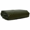vidaXL Tarps 650g / m&sup2; Olīvu zaļ&scaron; 1,5 x 2,5 m Audekls ar PVC pārklājumu
