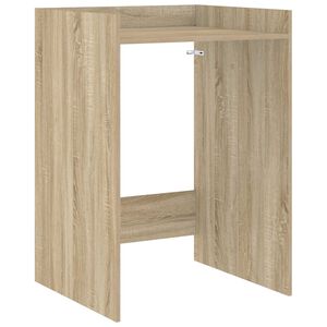 vidaXL Veļas ma&scaron;īnas skapis Sonomas ozols 67,5 x 62 x 97 cm