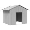 vidaXL suņu māja ar jumtu 131x101x102 cm cinkots tērauds