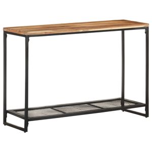 vidaXL konsoles galdiņ&scaron;, 110x35x75 cm, akācijas masīvkoks