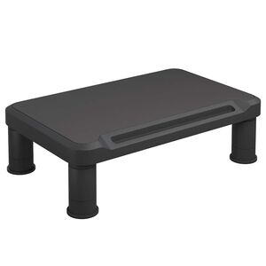 vidaXL monitora paliktnis, melns, 38x24x10,5 cm