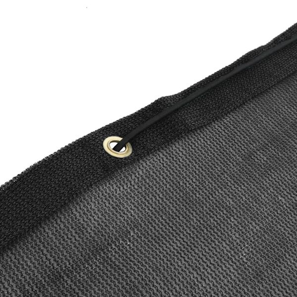 vidaXL konteinera tīkls, HDPE, 4x8 m, melns