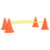 vidaXL suņu &scaron;ķēr&scaron;ļu komplekts, oranžs un dzeltens