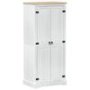 vidaXL Skapji Balts 76 x 50 x 170 cm Ciets priedes koks