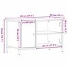 vidaXL Televizora skapī&scaron;a Vecs koks 80 x 40 x 50 cm Inženierijas koks