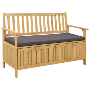 vidaXL Sols ar glabātuvi ar spilvenu ar uzglabā&scaron;anu 120 x 63 x 84 cm