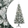 vidaXL Mākslīgā Ziemassvētku egle ar bumbiņu 120 cm 150 LED