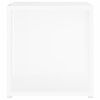 vidaXL galdiņš, balts, 33x33x34,5 cm, inženierijas koks