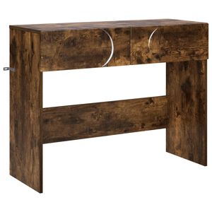 vidaXL Konsoles galds Kūpināts ozols 96,5 x 38 x 75 cm