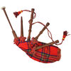 vidaXL bērnu skotu dūdas, Great Highland, karaliski sarkanais rūtojums
