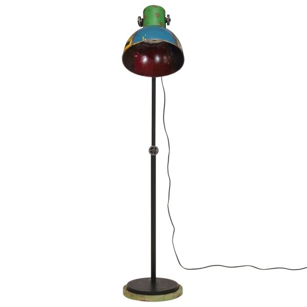 vidaXL grīdas lampa, 25 W, krāsaina, 30x30x100-150 cm, E27