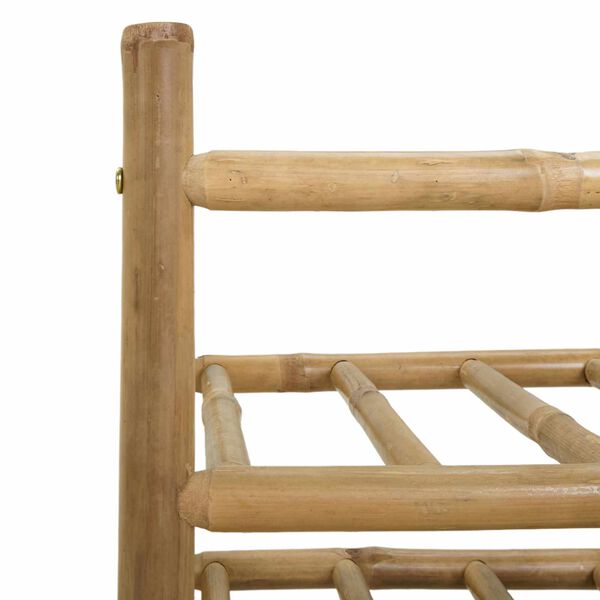 vidaXL Vīna plaukts Dabiska 57 x 29,5 x 72 cm Bambuss