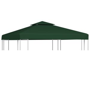 vidaXL nojumes jumta maiņas pārklājs, 3 x 3 m, 310 g/m&sup2;, zaļ&scaron;