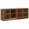 vidaXL Gultas skapis 2 pcs Vecs koks 66 x 33 x 48 cm Inženierijas koks