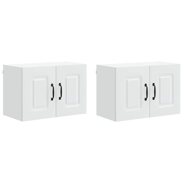 vidaXL Virtuves Skapis Kalmar 2 pcs Balts 60 x 31 x 40 cm