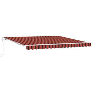 vidaXL Nolokāms markīze oranža un brūna 400 &times; 350 cm