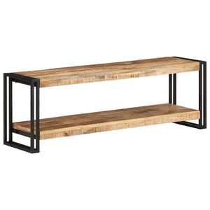 vidaXL TV plauktiņ&scaron;, 120x30x40 cm, neapstrādāts mango koks