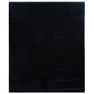 vidaXL loga plēve, matēta, melna, 45x1000 cm, PVC