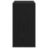 vidaXL Sānu galds Melns ozolkoks 50 x 26 x 50 cm Inženierijas koks