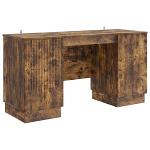 vidaXL Galds Kūpināts ozols 142,5 x 50 x 75 cm Inženierijas koks