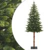 vidaXL Mākslīgā Saliekamā Ziemassvētku Egle 180 cm PVC un metāls Zaļa