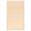 vidaXL skapja durvis, žalūziju dizains, 99,3x59,4 cm, priedes koks