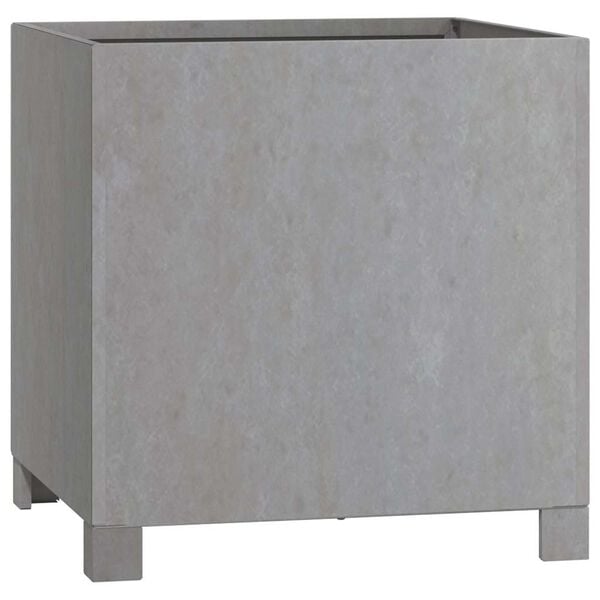 vidaXL puķu kastes ar kājām, 2 gb., rūsas, 40x40x40cm, kortena tērauds