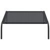 vidaXL paaugstināta suņu gulta, melna, L izmērs, tekstilēns