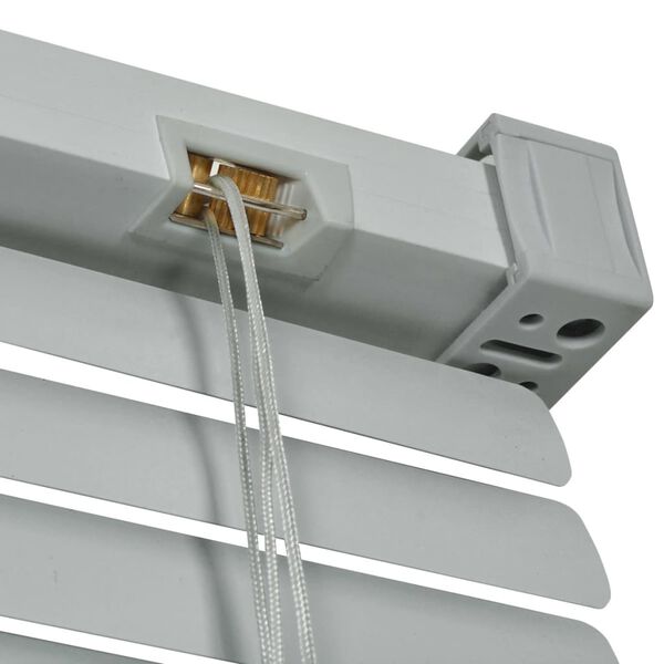 vidaXL žalūzijas, alumīnija, 80x220 cm, sudrabkrāsas