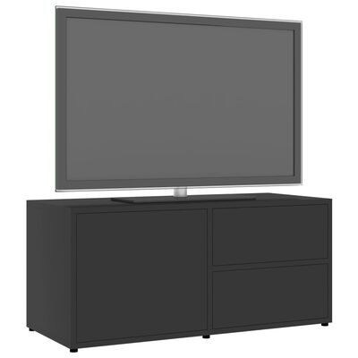 vidaXL TV skapītis, pelēks, 80x34x36 cm, skaidu plāksne