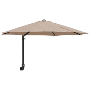 vidaXL Dārza parasols 248 x 248 x 148 cm Poliesters un tērauds
