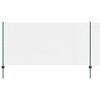 vidaXL Metināts žogs ar stabiem 50 x 1,2 m PVC pārklāts tērauds Zaļa
