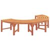 vidaXL Koku sols 4 -Seater 210 x 80 x 45 cm Cieta eikalipta koksne