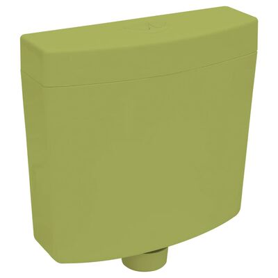 vidaXL tualetes poda tvertne ar apakšējo ūdens padevi, 3/6 l, zaļa