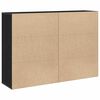 vidaXL Puse 2 pcs Melns ozolkoks 60 x 31 x 84 cm Inženierijas koks
